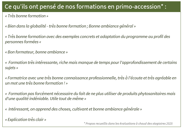 retours stagiaires 2025