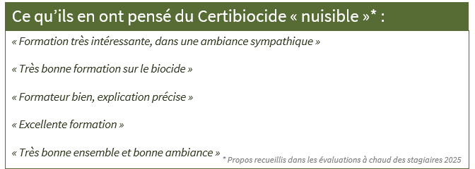 avis certibiocide nuisible