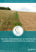 "Recueil d’expériences de gestion de l’ambroisie en contexte agricole"